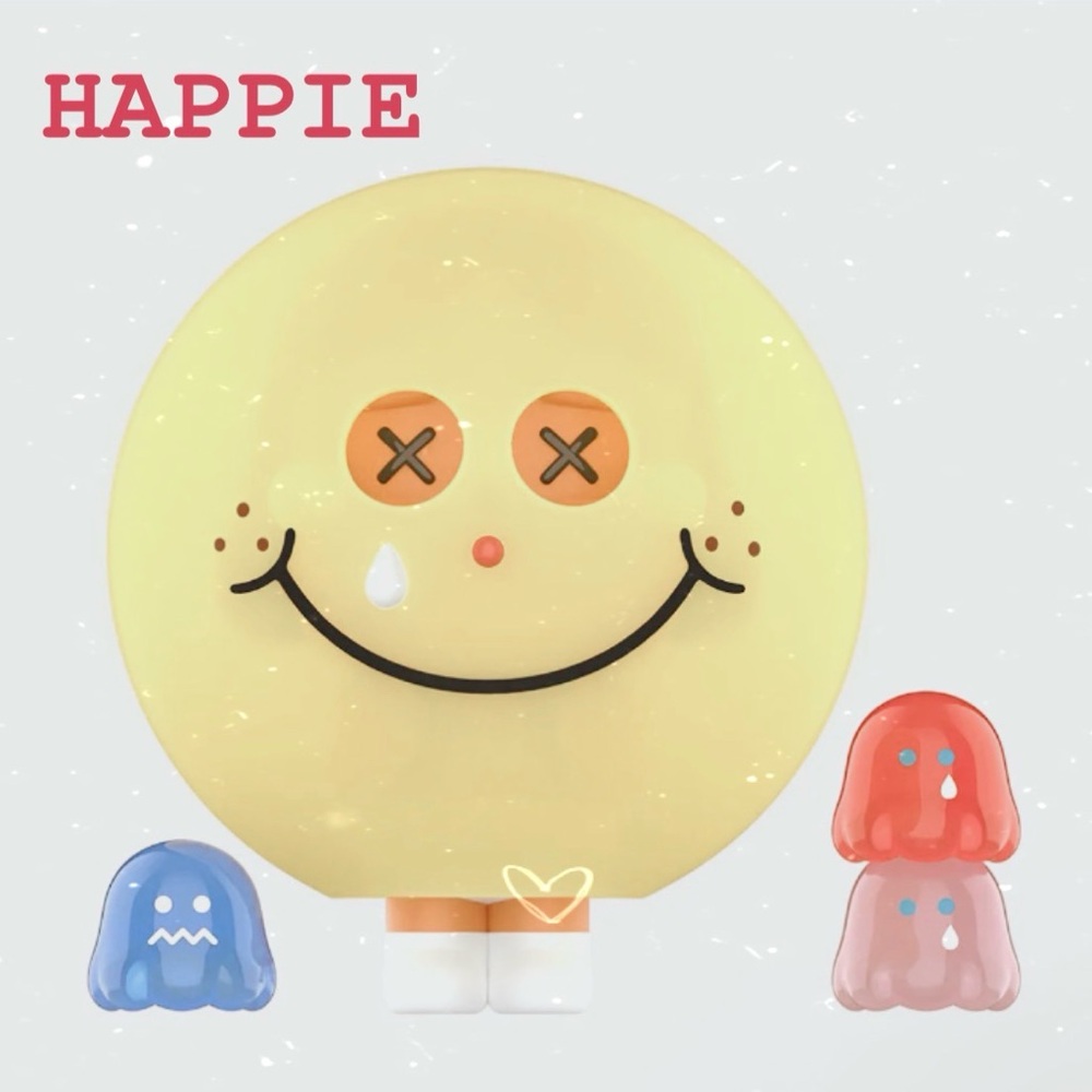 *RARE* Cry baby Monster Tears Figurine HAPPIE 🙂 - Pop Mart 100% Authentic
